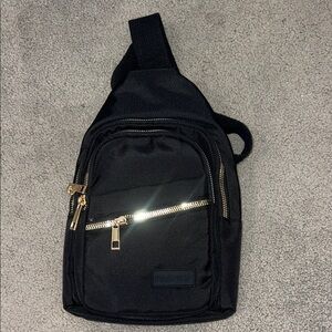 Black Sling Bag for Men